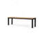 Banc de style moderne, banc d'extérieur