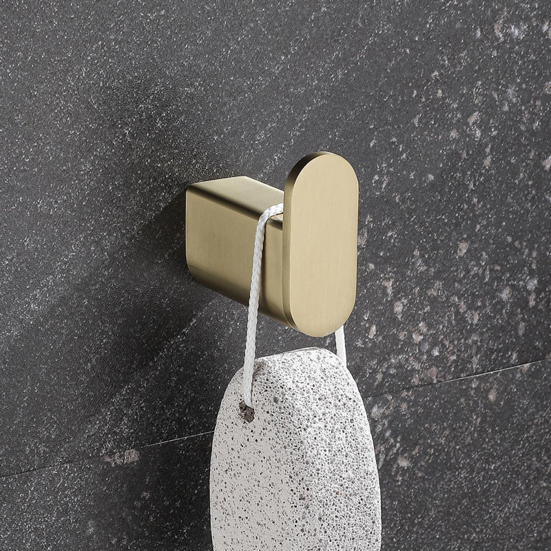 5- Piece Bathroom Hardware Set, Brushed Gold