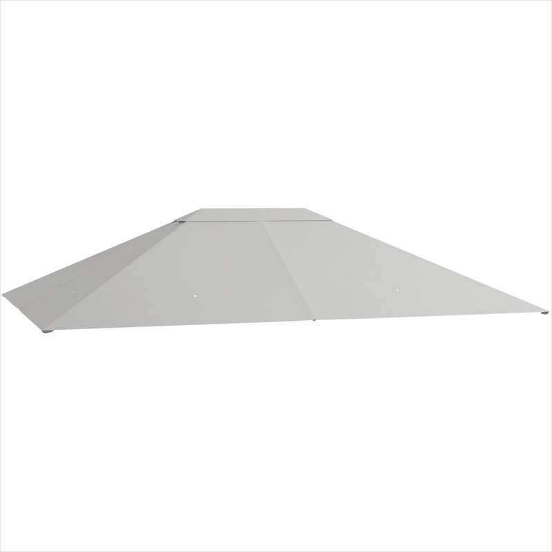 Abri de protection UV30 + pour pavillon de jardin rectangulaire 10 pi x 13 pi, gris neutre