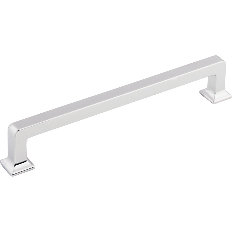 Ascendra 12" Center to Center Bar Pull, Polished Chrome, 6 5/16" Center to Center