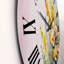 Rose et jaune fleurs sauvages d'été - Horloge murale traditionnelle-60186935