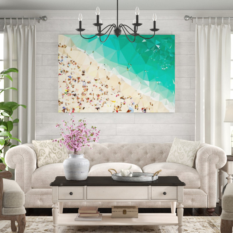 «Beach Fragments I» par THE Studio - impression, Plexi, H 40 po x l 60 po