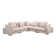 Saegan 130" Wide Symmetrical Modular Corner Sectional