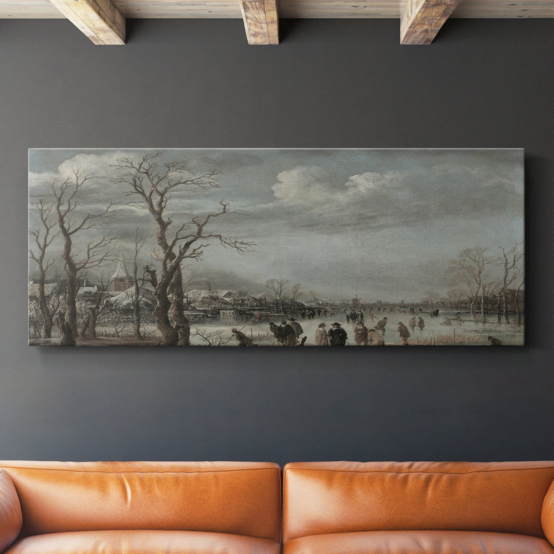 Série paysage - DZV - Toile tendue avec châssis - Prêt à accrocher, H 20 po x l 50 po