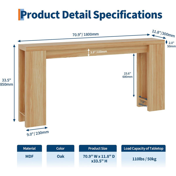 Dimensions du produit