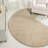 Gibbie Bean Modern Plaid Grid Handwoven Wool Beige/Light Brown Rug-1808331502