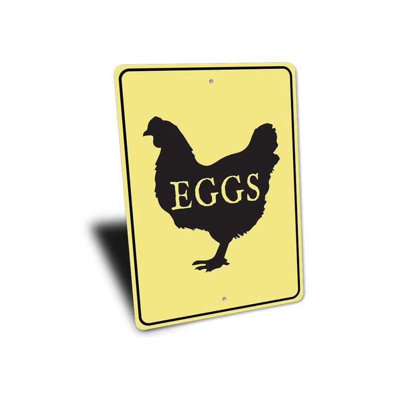 Enseigne en aluminium Farmhouse, H 18 po x l 12 po x P 0,06 po
