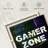 " Gamer Zone Sign " by Logic Nerds-92563245