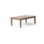 Table basse d'extérieur en bois d'acacia, brun clair, H 14 po x l 23,5 po x L 39,5 po