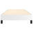 Box Spring Bed Frame White Twin XL Faux Leather -432675855-432675854
