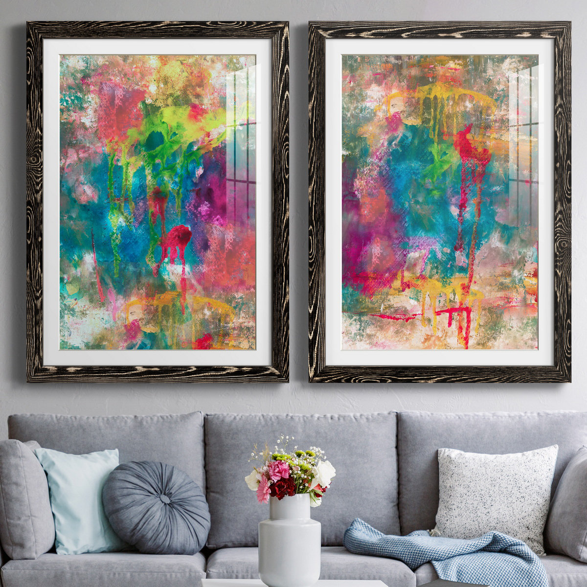 Ivy Bronx Summer Night I - 2 Piece Painting Print Set - Wayfair Canada