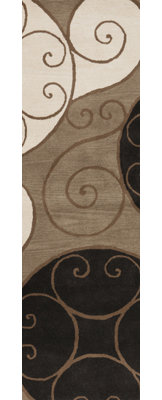 Wool Abstract Indoor Rug