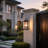 Black & Copper Vintage Outdoor Wall Lantern with Double Candle Bulbs - Handle Design Exterior Lighting for Porch & Entryway-1096464548-1096464601