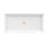DreamLine SlimLine 32 inch D x 60 inch W x 2 3/4 inch H Single Threshold White Alcove Shower Base with 2 inch Polished Brass Center Round Drain-118322174-118322176