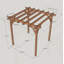 Randi Manufactured Wood Pergola-38360356-38401501