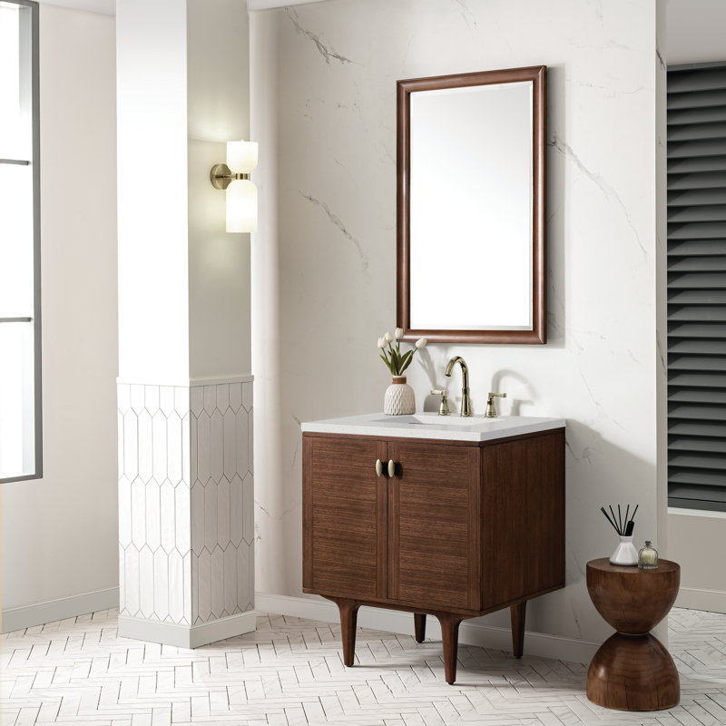 30'' Single Bathroom Vanity with Top, Lime Delight, 8" Widespread