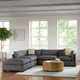 Zuri 5 - Piece Modular Upholstered L-Sectional
