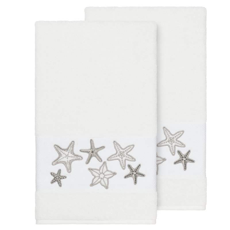 Lydia Midweight Bath Towel, White