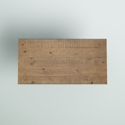 Etna Pine Metal Base Dining Table
