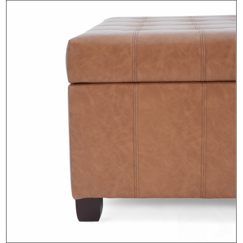 Repose-pieds de rangement ISABELLA Un choix confortable, de multiples fonctions, un design classique et des coins confortables, en polyuréthane