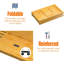 Serviteur de bain autoportant en bambou