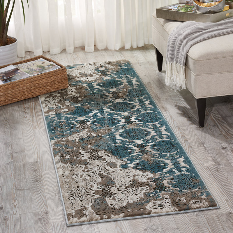 Bourail Floral Area Rug, Runner 66 x 229cm