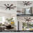 Deallen 72'' Ceiling Fan with LED Lights-1249957707