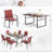 Sutiya 6 - Person Patio Dining Set with Rectangular Table