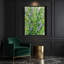 Art mural aquarelle sur toile vert botanique-344950808