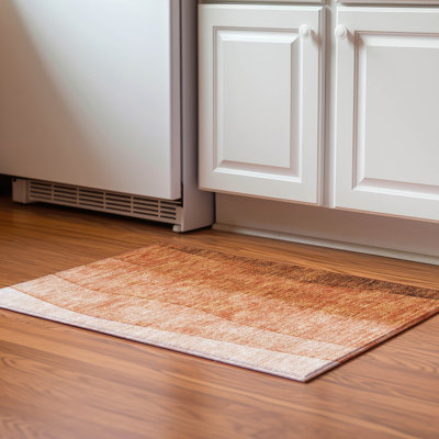 Premium Machine Washable Cerrito Paprika Rug