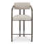 Cassidy Upholstered Stool with Metal Frame