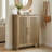 24 Pair Shoe Storage Cabinet With Door And Adjustable Shelves For Entryway Living Room