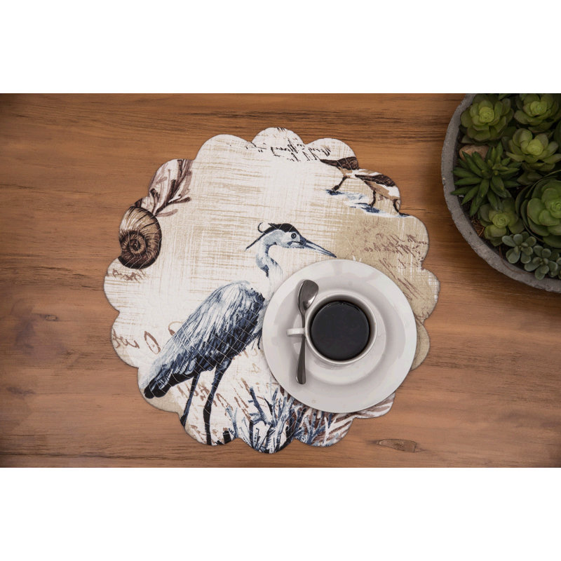 Ensemble de 6 napperons en coton Brunswick Island