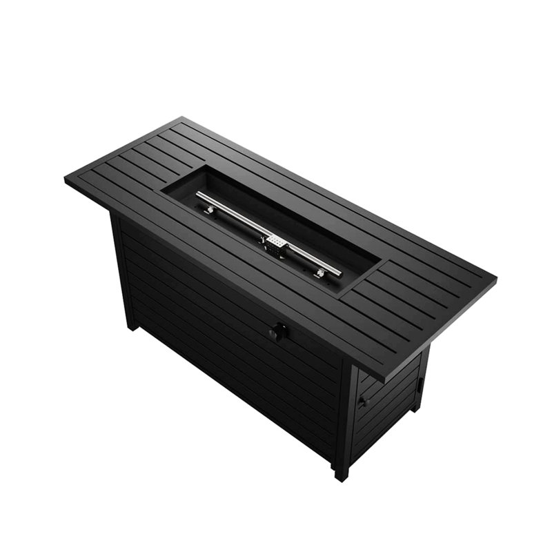 Rectangle Gas Smokeless Fire Pit Table