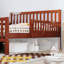 Lit plateforme en bois avec garde-corps doubles et 2 tiroirs de rangement-195740991-195740990