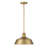Jeb 1 - Light Single Dome Pendant in Natural Brass-1325511439