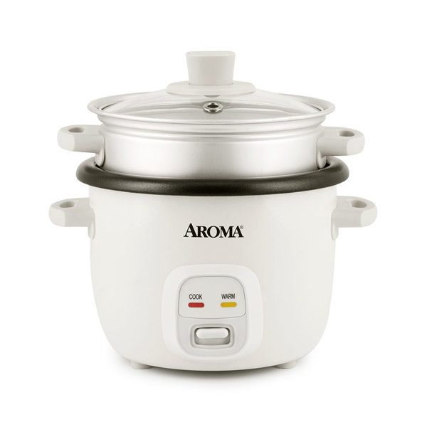 Aroma 4 Cup (Cooked) Rice Cooker/Steamer & Reviews | Wayfair