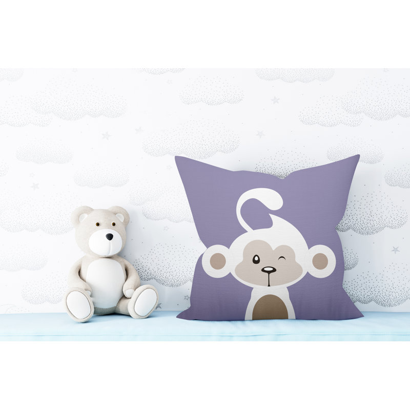 Coussin intérieur Ollie, 19 po x 19 po, Iris, Carré