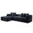 107.9-inch Cloud Modular Sectional Sofa Couch with L-Shape Chaise-547949759-547949756-547949696