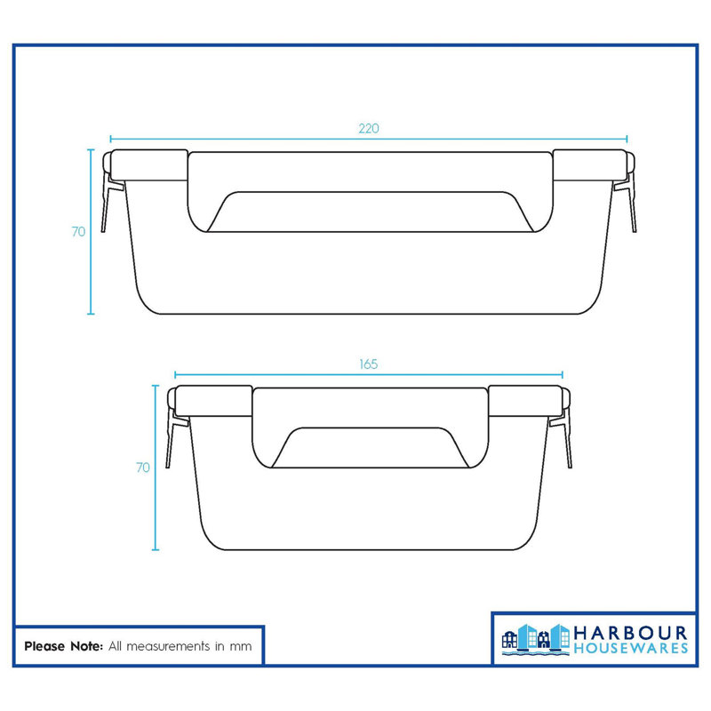 Glass Food Storage Container