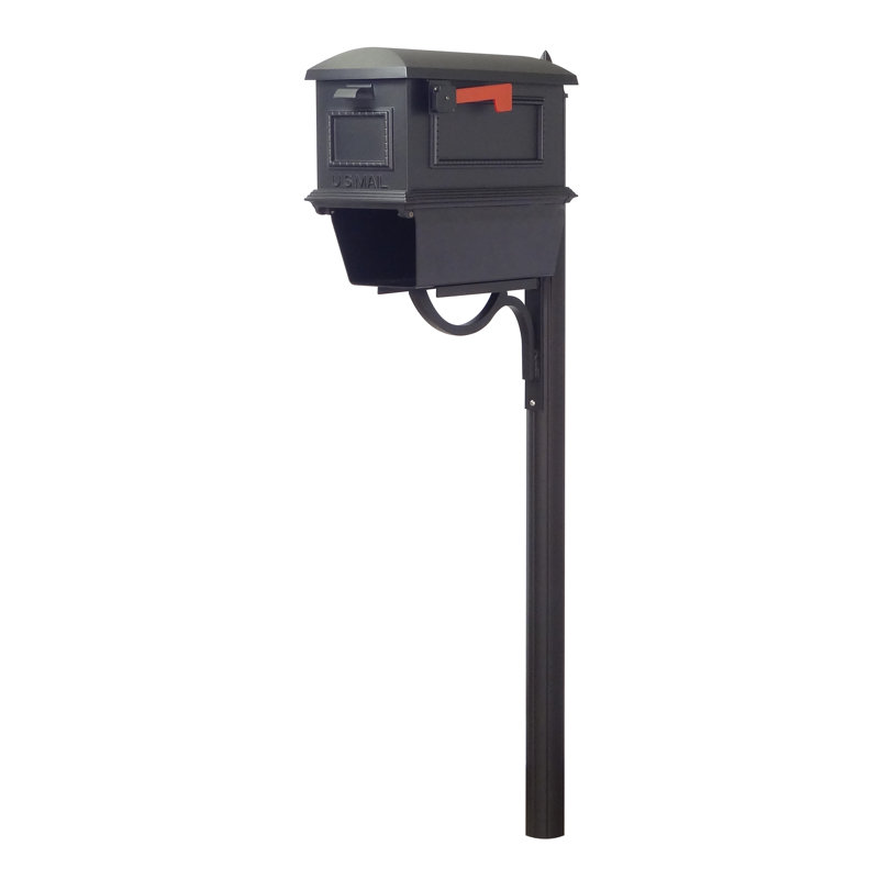 Aluminum Post Mounted Mailbox