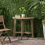 Table bistro d'extérieur pliante demi-ronde-44525029