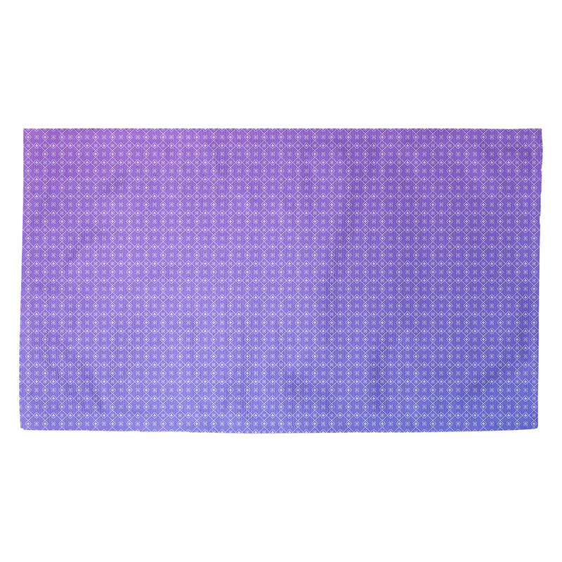 Tapis de porte d’intérieur napperon Kitterman, Rectangle 5 pi 2 1/2 po x 7 pi 2 po, Mauve