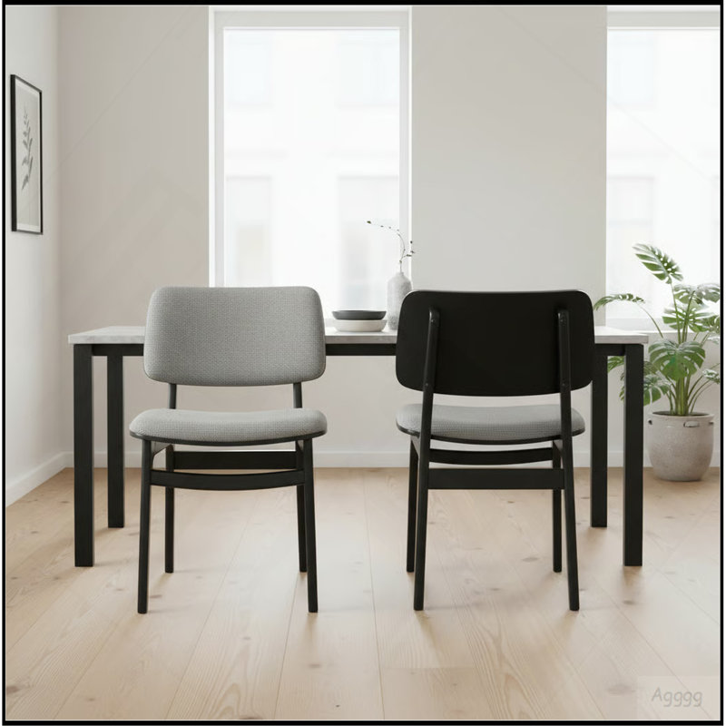 Chaises de salle à manger rembourrées Amil