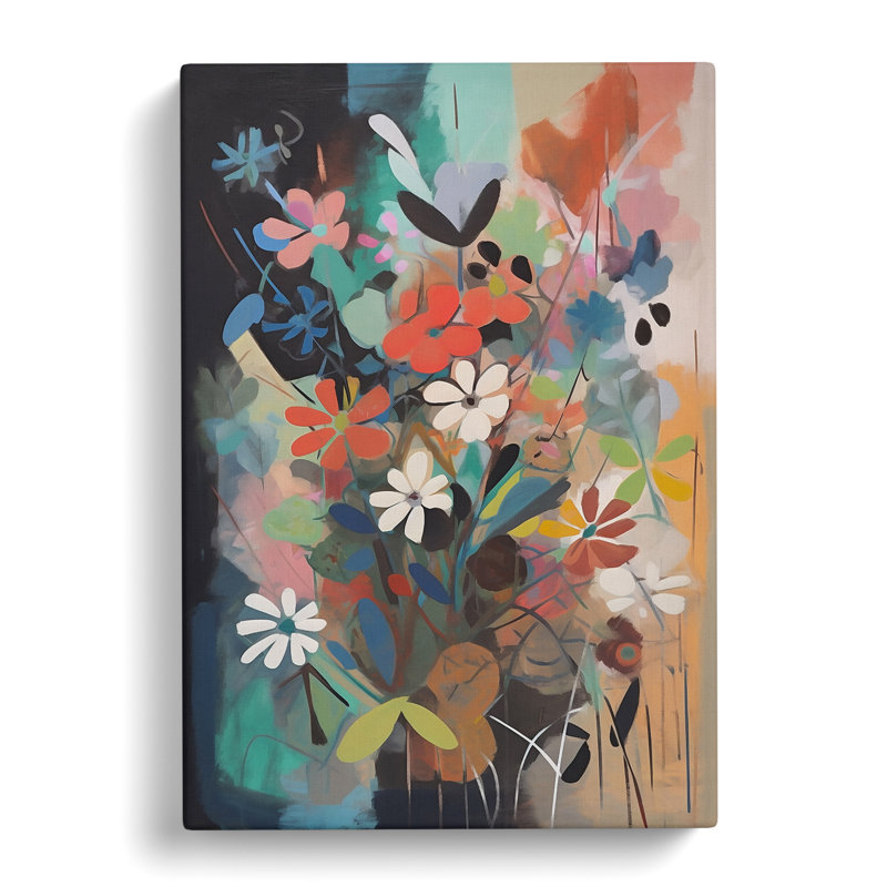 Chapell Flowers Bauhaus Vol.1 - Wrapped Canvas, 76cm H x 50cm W x 3cm D