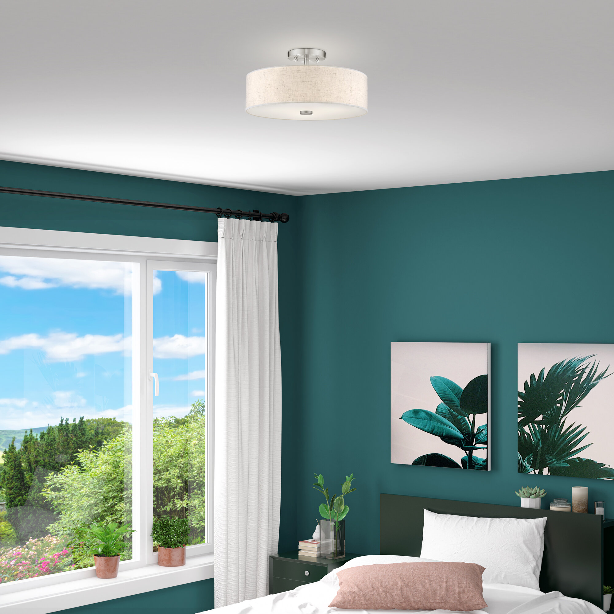 Minimalist Surface Mounted Tri Ceiling Wall Light