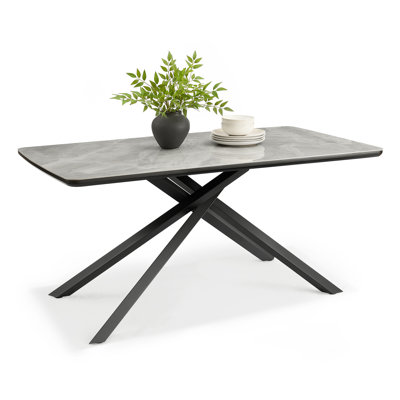 Whitworth Marble Effect 6 Seat Dining Table