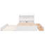 Lit plateforme simple avec tablettes coulissantes, lit gigogne simple et 2 tiroirs-114238908