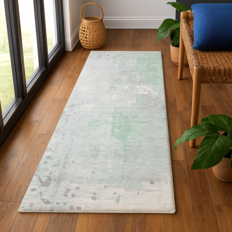 Premium Machine Washable Giacchetto AMF1840 Abstract Rug, Runner 2'3" x 7'6"