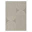 Tapis intérieur/extérieur géométrique gris/blanc résistant aux UV-630778520-630778521